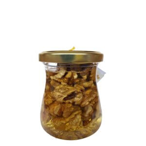 Akacijev med z domačimi orehi